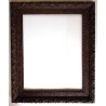 Cadre bois ancien brun/cuivre 49x59cm